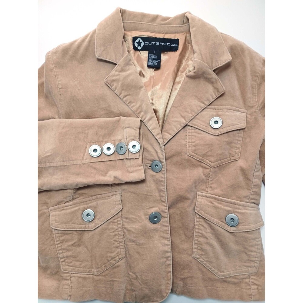 y2K Outer Edge Velvet Blazer Vintage Small Gilmore Girls Preppy Veronica Mars‎